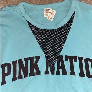 PINK teel crew sweatshirt